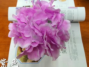 歐式大朵仿真繡球花頭 婚慶布置與禮品花卉的優選之選